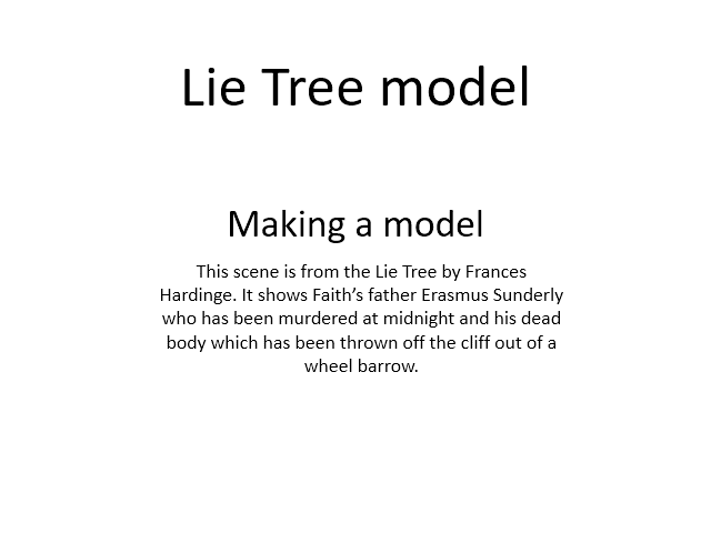 Lie Tree model
